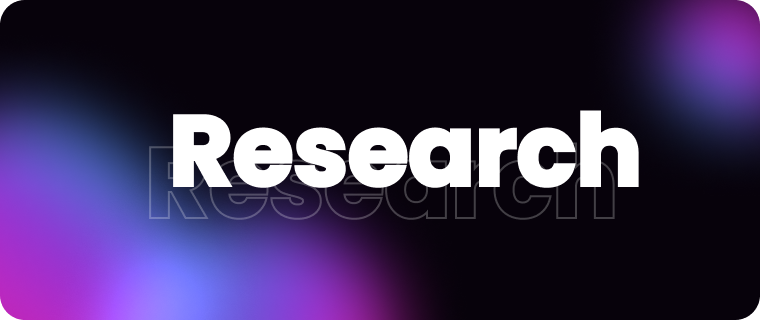 baner z wyśrodkowanym napisem "research"