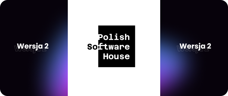 druga wersja projektu logotypu stworzonego przez 3minds.studio dla Polskiego domu oprogramowania
